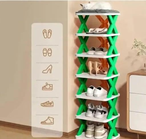 6 Layer Foldable Shoe Rack Pack of 1, 6 Layer Shoe Rack for Home | Smart Shoe Rack | Multi-Purpose Rack Multicolor 6 Layer Pack-1 | Shree 372-image-20