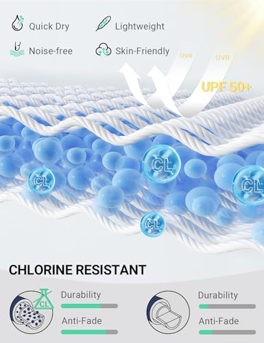 BVVU Women's 7" High Waisted Swim Shorts Tummy Control Swimsuit Bottoms Board Shorts for Women with Liner UPF50+4