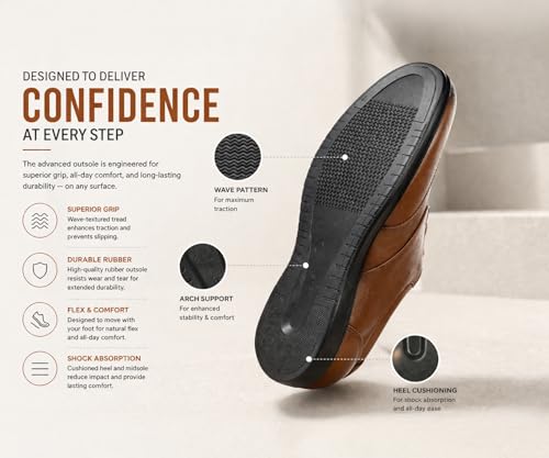 Image of Kraasa Men's Formal Lace-Up Shoes | Vegan Leather Upper | Airmix Sole | High Cushioning | Lightweight & Comfortable Office Dress Shoes