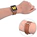 JSGJMY for Apple Watch Band 38mm 40mm 41mm 42mm 44mm 45mm Series 9 8 7 6 5 4 SE iwatch Bands Women's Dressy Leather Strap Fashion Camel Rose Gold