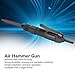 Pneumatic Air Hammer Kit with PT1/4in Hex Shank Chisel Set Heavy Duty for Rust Removal Metal Cutting Chipping Tamping Industrial CZ1 Model Includes Tamper Point and Shovel