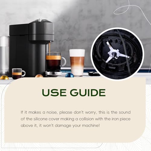 Image of Reusable Vertuo Lids, 4Pcs Food Grade Silicon for Refillable Vertuo Coffee Pod, Refillable Vertuo Pods,Compatible with VERTUO (No Capsule)