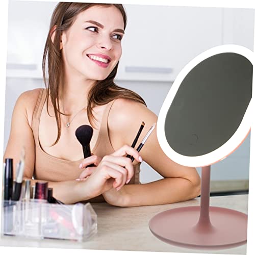 Espejo de tocador LED portátil para maquillaje miniatura 7