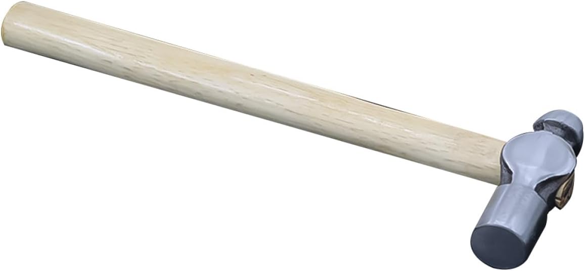 Jewelry Chasing Hammer Carbon Steel Wood Handle for Jewelers Metal Engraving Smithing Tool Suitable for Jewelry Making and Crafting