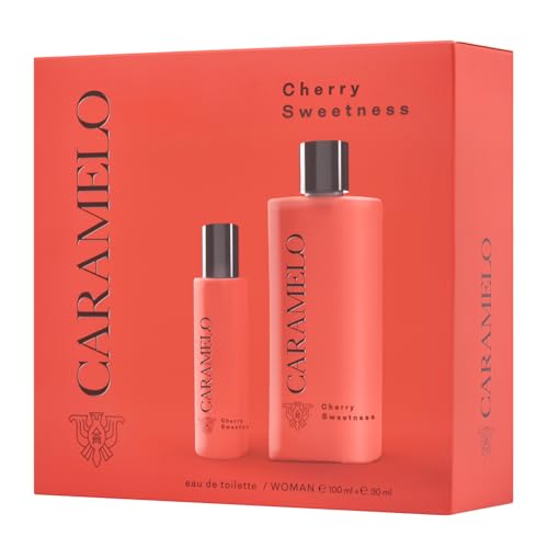 CARAMELO - Cherry Sweetness Estuche Regalo 100 + 30 ml, Colonia...