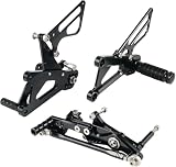 Pedane arretrate regolabili for cambio moto for Daytona 675