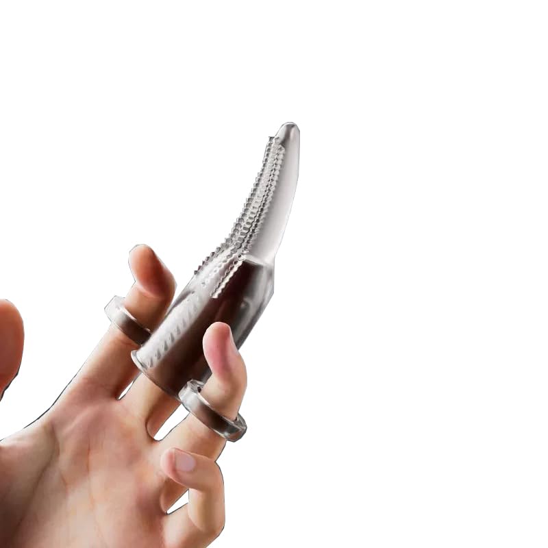 Finger Sleeves in Silicone per Coppie - Sex Toy con Stimolazione Clitoridea e Preliminari Intensi, Tickler per Dita