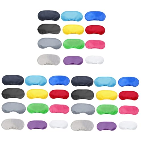 Masque de sommeil contre la lumière loup de nuit relaxation voyage 60pcs