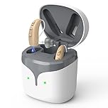 McBly BTE Hearing aids, Rechargeable RIC Receiver-In-Canal，Intelligent Noise Reduction and Auto Feedback Cancellation