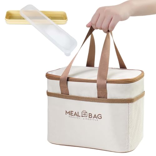Disnace Kühlrucksack, Wärme Isolier Rucksack, Lunchtasche Isoliert, Kühltasche Faltbar, Mini Kühltasche mit Isolierter Aluminiumfolie, Ganzjährig Geeignet und Geeignet für Reisen, Büro und Schüler