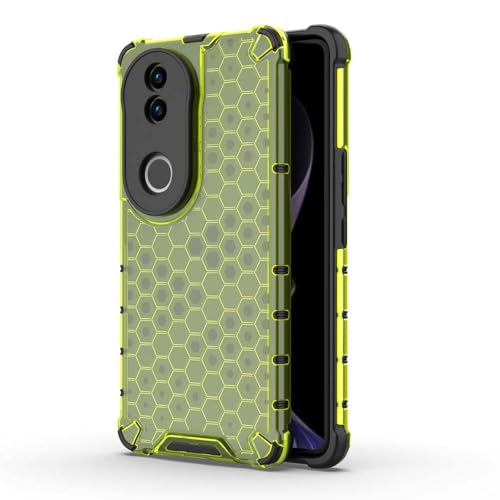 HWPIVOX Case for Vivo V50 5G, TPU Lining Pattern Phone Case, Four-Corner Airbag Protection and Anti-Fall Protection Phone Cover for Vivo V50 5G Green