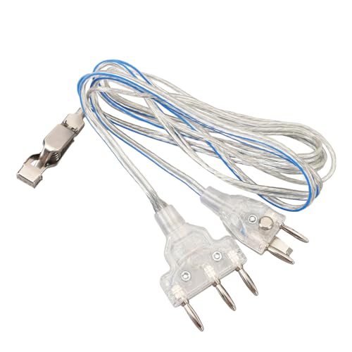 Tomantery Epee Body Cord, Robust Stainless Steel Plastic Fencing Head Wire Transparent for Sabre