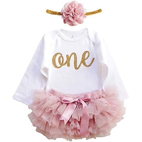 3PCS Gold Wild One Birthday Outfit Set Cover
