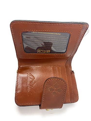 Image of Patricia Nash Leather Iberia Bifold Wallet, Tan