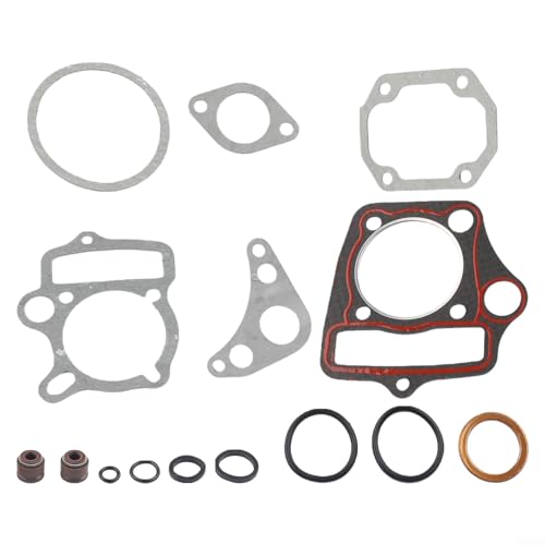 Yhenlovtt Lot de joints de cylindre 52,4 mm pour moteurs de moto horizontaux 110 cc et 125 cc, matériau robuste, anti-fuite, pour une installation facile