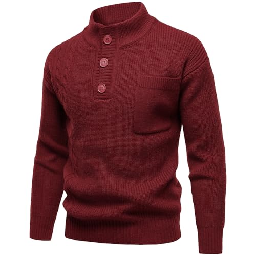 Suéter abrigo otoño invierno casual de punto cómodo cálido tipo jersey superior