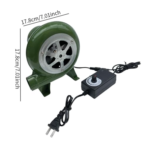 Image of Electric Blower Fan US 110V Plug Mini Air Blower for Blacksmith Forge Sturdy 40w