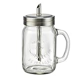 Artland Mason Jar Sugar Shaker, Clear