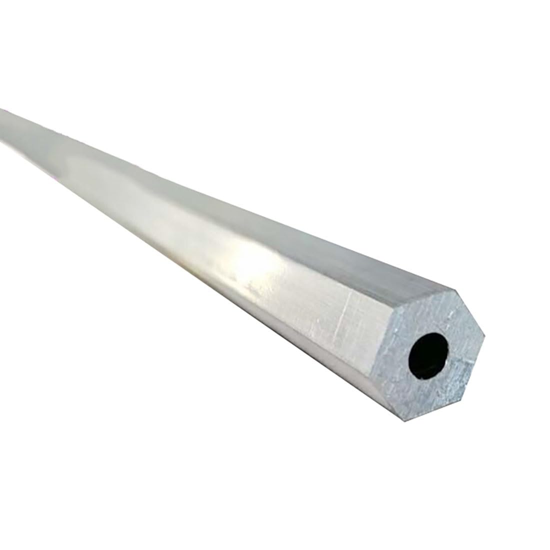 Tube creux hexagonal aluminium 6063 S24mm pour réparer des outillages et fabriquer des axes