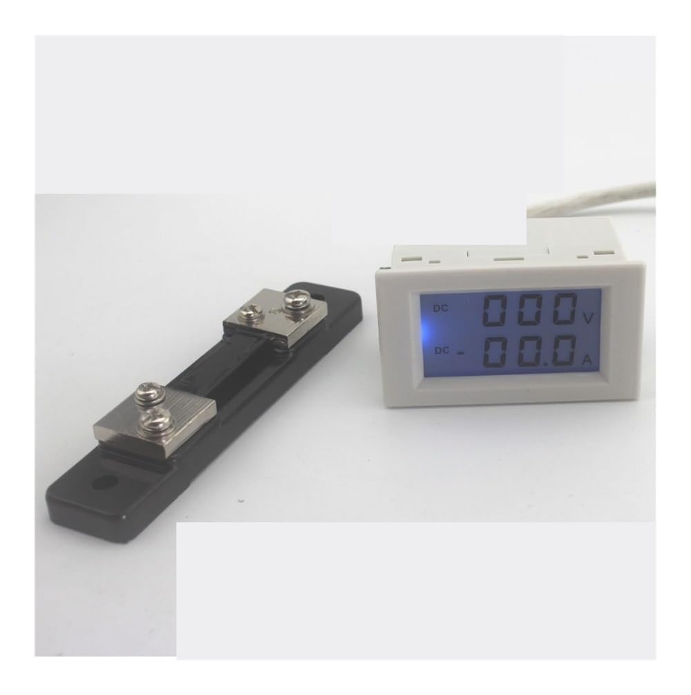 Voltmètre ampèremètre courant continu DC 0-19.9V 0-50A avec écran LCD rétroéclairé - 5