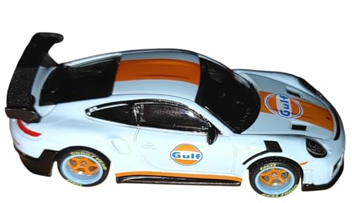 Image of CCA 1:64 Acrylic Gulf Porsche 911 GT2 RS Collection Cool Car Series 3+ Years (Blue)