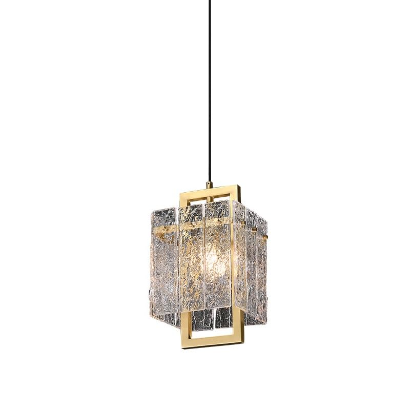 Lustre pour Salle À Manger Ajustable avec Abat-Jour en Cristal E14