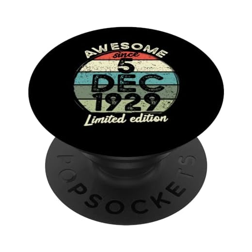 5 diciembre 1929 95 cumpleaños 95 años [year] Cumpleaños PopSockets PopGrip Intercambiable