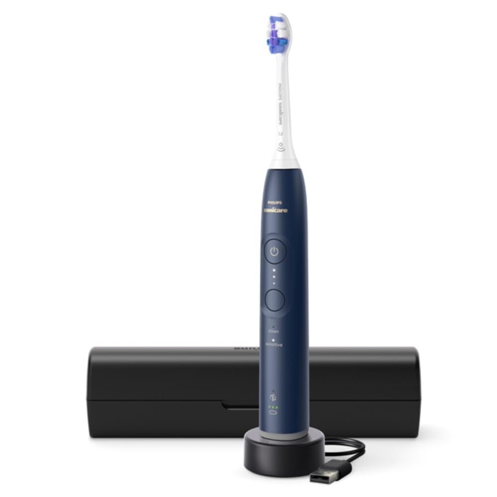 HX7403 - Spazzolino Elettrico Ricaricabile 3 Velocità Regolabili Timer Blu
