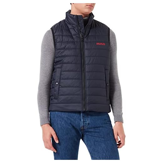 HUGO Bentino2221 Chaleco de Plumas, Dark Blue 405, XXL para Hombre