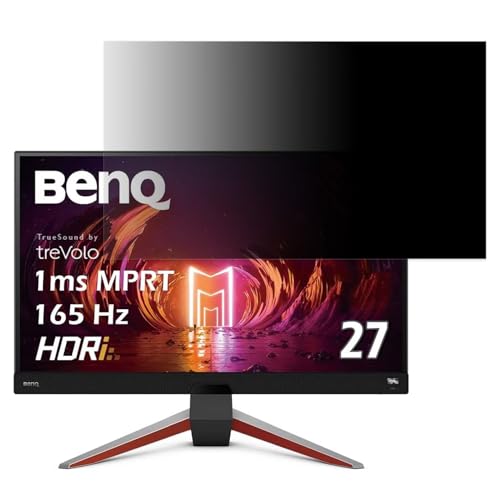 BenQ MOBIUZ EX2710Q 27インチ 16:9 対応 覗き見防止フィルター プライバシーフィルター ブルーライトカット 反射防止 PC パソコン モニター のぞき見防止 画面保護フィルム 保護シート 着脱簡単 両面使用