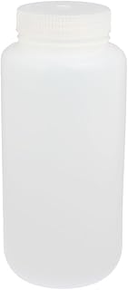 Aexit 90mm Diameter gauge 200mm Height 1000ml Plastic Round Shape Bottle White