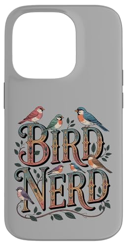 Bird Nerd Birdwatcher Estilo Vintage Observación de aves Amante de las aves Carcasa para iPhone 14 Pro