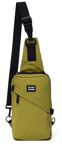 【Diagonal】ビームスデザイン BEAMS DESIGN 縦型ボディバッグ オリーブ