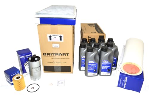 Engine Service Kit Filters Set With Oil Fits Range Rover MK3 L322 BRITPART