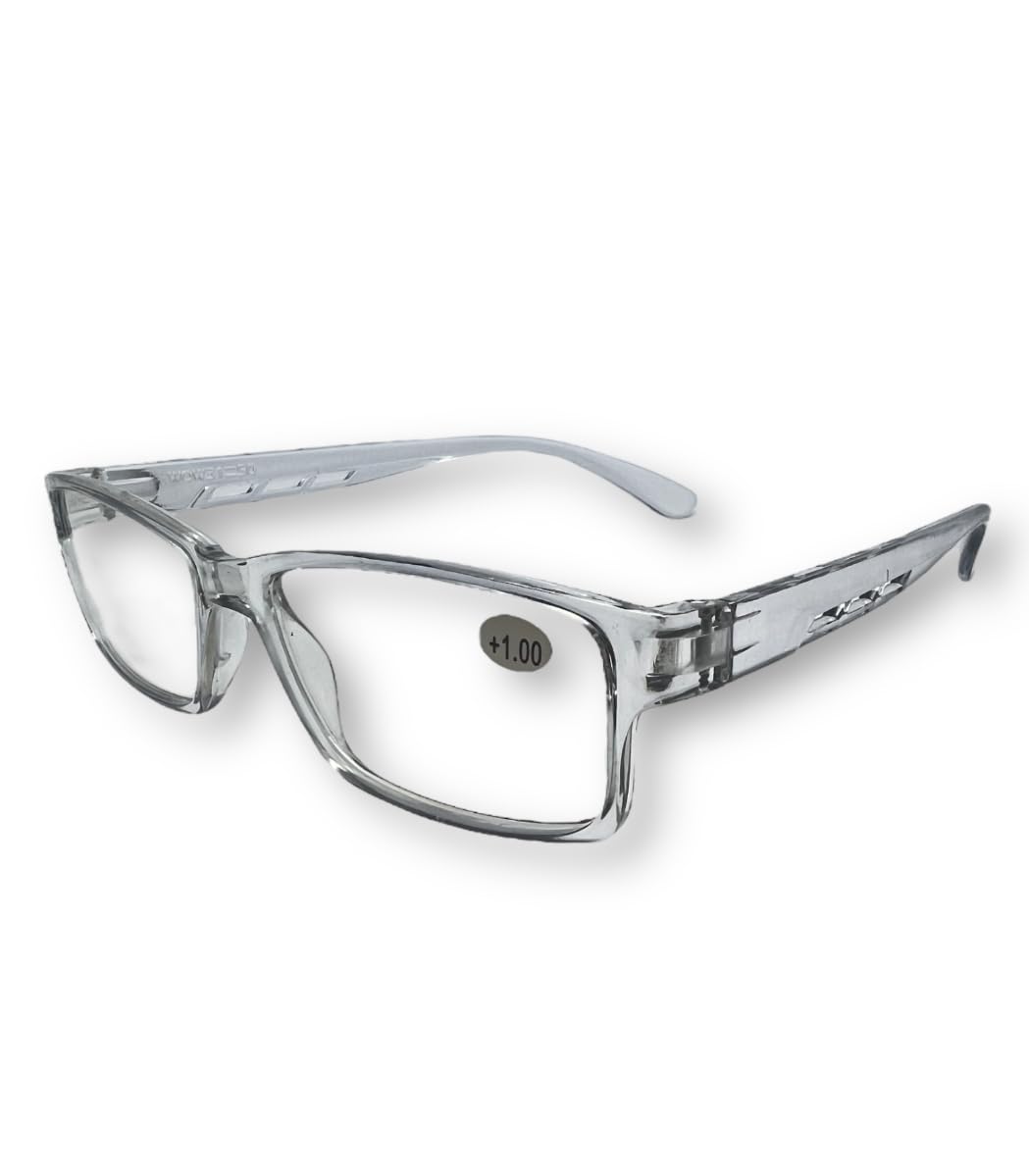 Kishor Opticals| WATER Reading Frames | Reading Glasses for Men and Women |+1 +1.25 +1.50 +1.75 +2 +2.25 +2.50 +2.75 +3 +3.50 +4.00 Reading Power Number Glass (CLEAR GREY, 2.00) (B0CR6JWZ59) Amazon Price History, Amazon Price Tracker