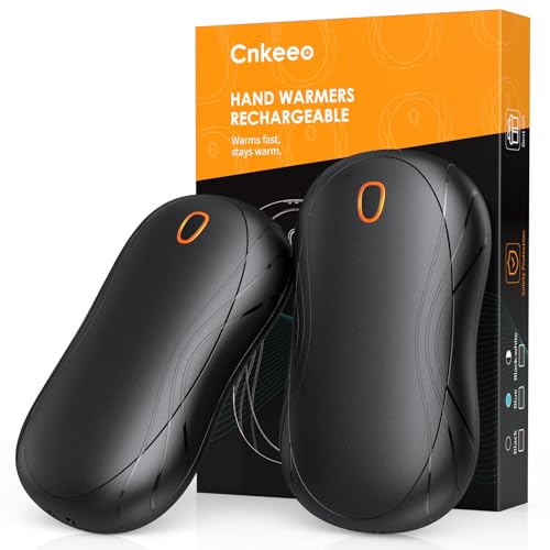 Cnkeeo Scaldamani Elettrico Riutilizzabile, 2-Pack, 3 Livelli di Temperatura
