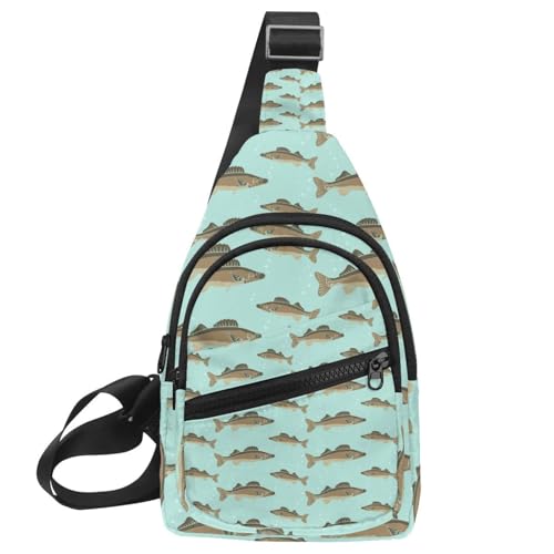 Mochila cruzada tipo bolsa de pecho para mujer, impermeable y con diseño de animales