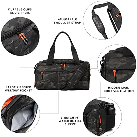 Vooray Boost XL Duffel, Large Water-resistant Gym Bag with Shoe Compartment, Accessory Pockets, Premium Overnight Weekender Travel Bag, Durable Sports Duffel Men Women 32L 4 Vooray Boost XL Duffel, Large Water-resistant Gym Bag with Shoe Compartment, Accessory Pockets, Premium Overnight Weekender Travel Bag, Durable Sports Duffel Men Women 32L