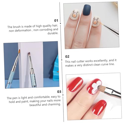 HONMEET Conjunto De Canetas Para Esmalte De Unhas Caneta Para Desenho De Arte Em Unhas Pincel Para E