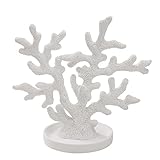 SZYRL Artificial Coral Faux Resin Coral Reef Sculpture Nautical Tabletop Decoration Realistic Faux B