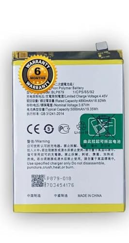 Image of Original BLP879 Battery for Oppo A96 5000mAH Battery with 6 Month Warranty** (N264)