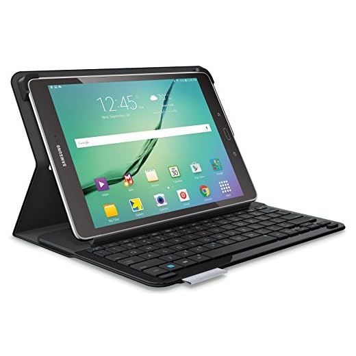 Logitech Type S Keyboard Case for Samsung Galaxy Tab S2 9.7 , Black