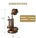 Antique Miniature Vintage Rotary Dial Office candlestick Phone Replica Desktop Ornament Home Decorative Table Telephone Show case props