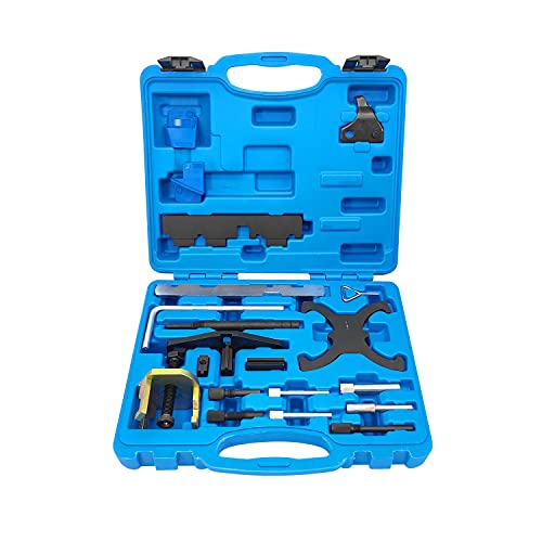 ZKTOOL Engine Timing Tool Kit Compatible with Ford Mazda Camshaft Flywheel Locking Tools 1.4 1.6 1.8 2.0 Di TDCi TDDi Engine,ESCOBOOST 1.6 Ti-VCT 1.5 1.6 VVT,303-1097 303-1550 303-1556
