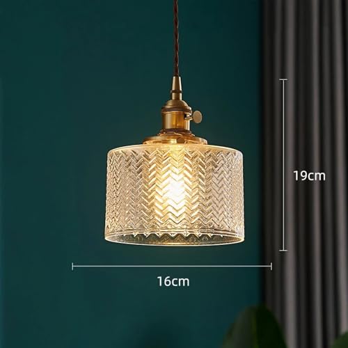 Lampe suspendue Luminaria avec diffuseur en verre vert et système LED