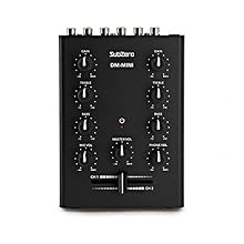 SCULPT YOUR SOUND - Both channels on the Mini DJ Mixer boast a fixed position two-band equaliser. Each frequency band has been specifically chosen to instantly achieve this effect. With a 30dB gain range on each channel you'll be able to utilise this...