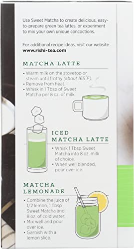 Rishi Tea Sweet Matcha Green Tea Powder