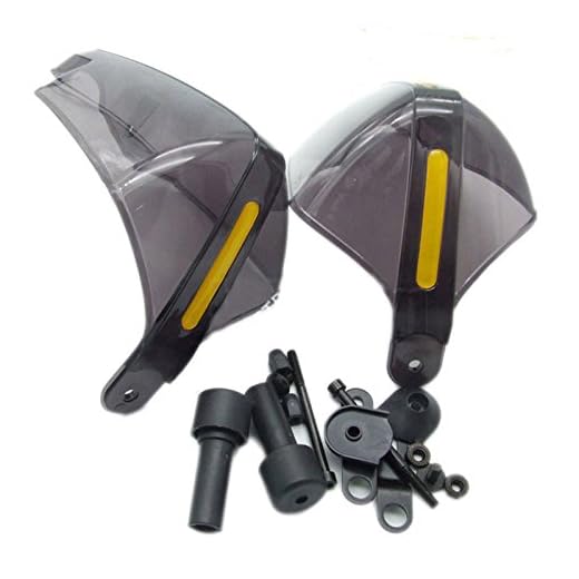 Par Gris Universal 22mm 7/8" Paramanos Guardamanos Handguards para Moto/Motocicleta/ATV