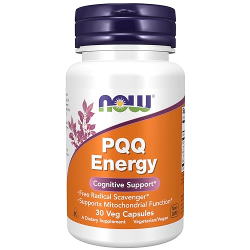 NOW Foods Supplements PQQ Energy Free Radical Scavenger* Cognitive Support* 30 Veg Capsules