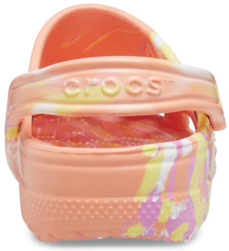 Crocs Zoccolo Marmorizzato Classico Unisex, Papaya...